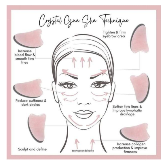 Glowing Skin Gua Sha tool and sample of face serum - Picture 4 of 4